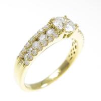 【リメイク】K18YG ダイヤモンドリング 0．517ct・D・VVS1・3EXT