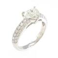 プラチナダイヤモンドリング 1．030ct・M・SI2・ハートシェイプ