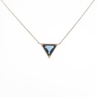 ココシュニック ブルートパーズネックレス