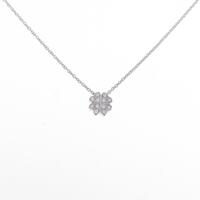 ポンテヴェキオ クローバー ダイヤモンドネックレス