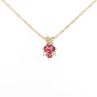 K18YG カラーストーンネックレス