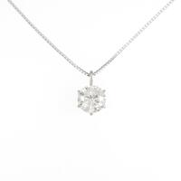 プラチナダイヤモンドネックレス 3．018ct・G・I1・GOOD