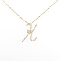 ポンテヴェキオ イニシャル ネックレス