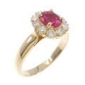 K18YG ルビーリング