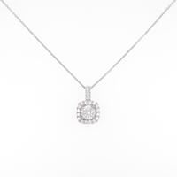 【リメイク】プラチナダイヤモンドネックレス 0．507ct・F・VS2・VERYGOOD