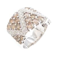 K18WG ダイヤモンドリング