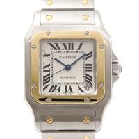 カルティエ W20099C4 サントスガルベ コンビ SSxYG 自動巻