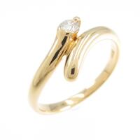 K18YG ダイヤモンドリング