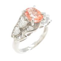 PT パパラチアサファイヤリング