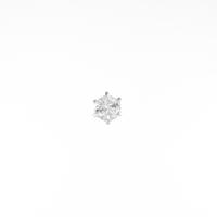 【リメイク】プラチナダイヤモンドピアス 0．748ct・F・I1・FAIR 片耳