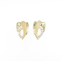 K18YG ダイヤモンドピアス