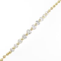 K18YG ダイヤモンドブレスレット