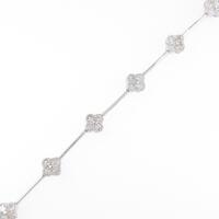 PT フラワー ダイヤモンドブレスレット