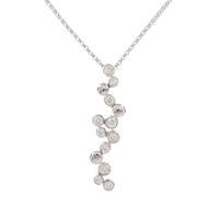 K18WG ダイヤモンドネックレス