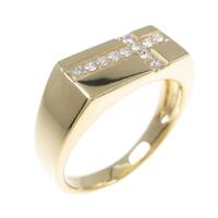 K18YG ダイヤモンドリング