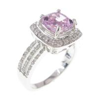 18KWG クンツァイトリング