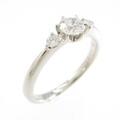 プラチナダイヤモンドリング 0．266ct D SI1 EXT H＆C