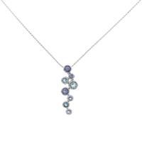 K18WG タンザナイトネックレス