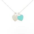 ティファニー リターントゥティファニー ミニ ダブル ハートタグ ネックレス