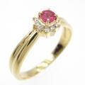 K18YG ルビーリング