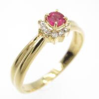 K18YG ルビーリング