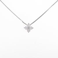 タサキ フラワー ダイヤモンドネックレス