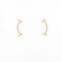 ティファニー Tスマイル ピアス