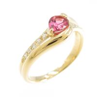 K18YG トルマリンリング