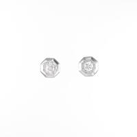 【リメイク】K18WG ダイヤモンドピアス