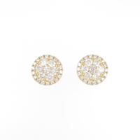 【新品】K18YG ダイヤモンドピアス