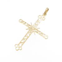 K18YG クロス ペンダント