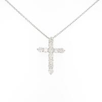 PT クロス ダイヤモンドネックレス