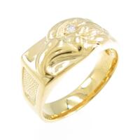 【新品】K18YG イーグル ダイヤモンドリング