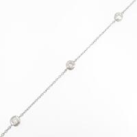 K18WG ダイヤモンドブレスレット