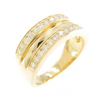 K18YG ダイヤモンドリング