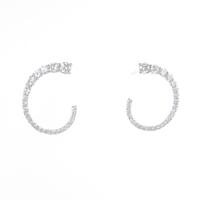 【リメイク】K18WG ダイヤモンドピアス