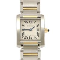 カルティエ W51007Q4 タンクフランセーズ コンビ SSxYG クォーツ