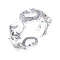 カルティエ Cハート 1P リング