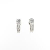 K14WG ダイヤモンドイヤリング