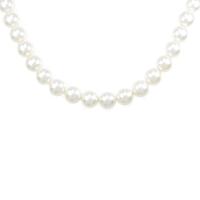 シルバークラスプ アコヤパールネックレス