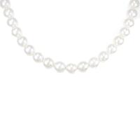 シルバークラスプ アコヤパールネックレス