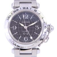 カルティエ W31049M7 パシャC GMTグランデデイト 自動巻