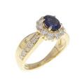 750YG サファイヤ リング 0.67CT