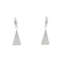 K14WG ダイヤモンド ピアス 0.20CT