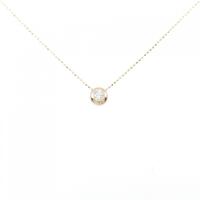 K18PG ダイヤモンド ネックレス 0.20CT