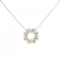 K18PG ダイヤモンド ネックレス 0.60CT