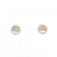 K18PG ダイヤモンド ピアス 0.28CT