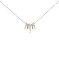 K18PG/K18WG ダイヤモンド ネックレス 0.43CT