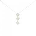 K18WG 2WAY ダイヤモンド ネックレス 0.35CT