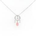 K18WG コンクパール ネックレス 0.92CT